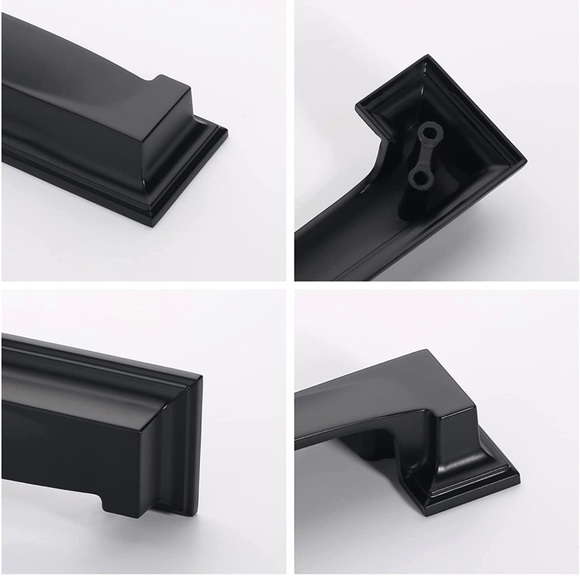 New AOOTOCH 10 Pack Black Cabinet Cup Pulls Handles for Cabinets and Drawers - Picture 3 of 6